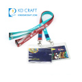 Wholesale high quality neck strap custom silk screen printed soft pvc silicone rubber lanyard with logo